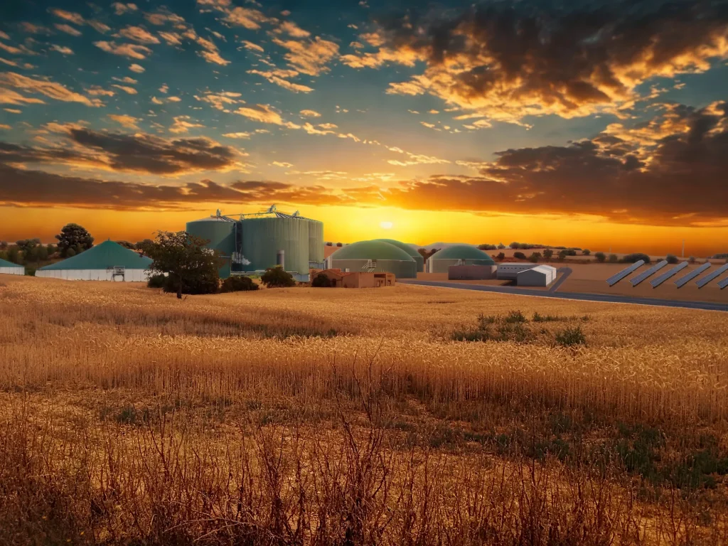Simulación paisajística de la planta de biometano de Verdalia